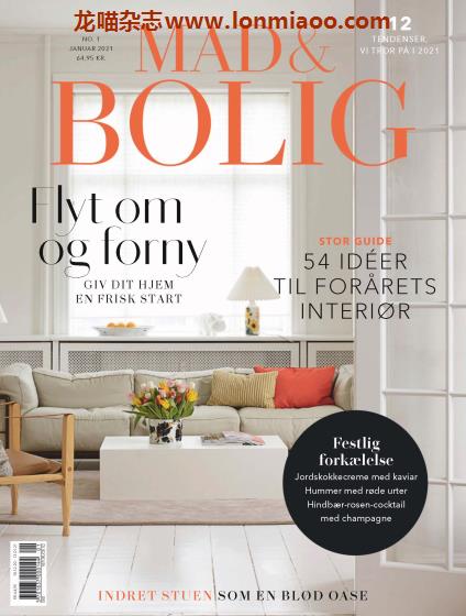 [丹麦版]Mad & Bolig 食品与住房 室内装饰PDF电子杂志 2021年1月刊
